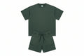 Washed and Worn Dyed Bright White Short Sleeve-HighTouch