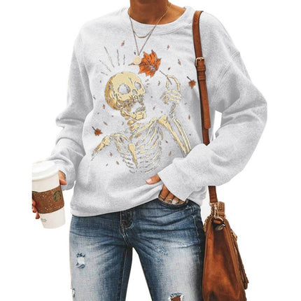 Women’s Halloween Graphic Crew Neck Sweatshirt