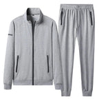Men’s Cotton Stretch Tracksuit Set – Casual Sportswear Outfit-HighTouch