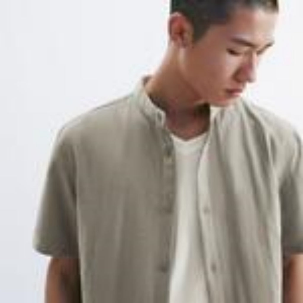 Summer Men's Fashion Casual Tropical Printed Shirt-HighTouch