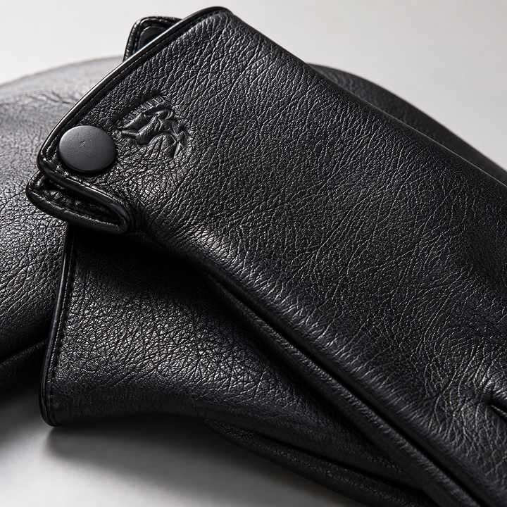 Ashford Leather Gloves - Men's Italian Leather Winter Gloves