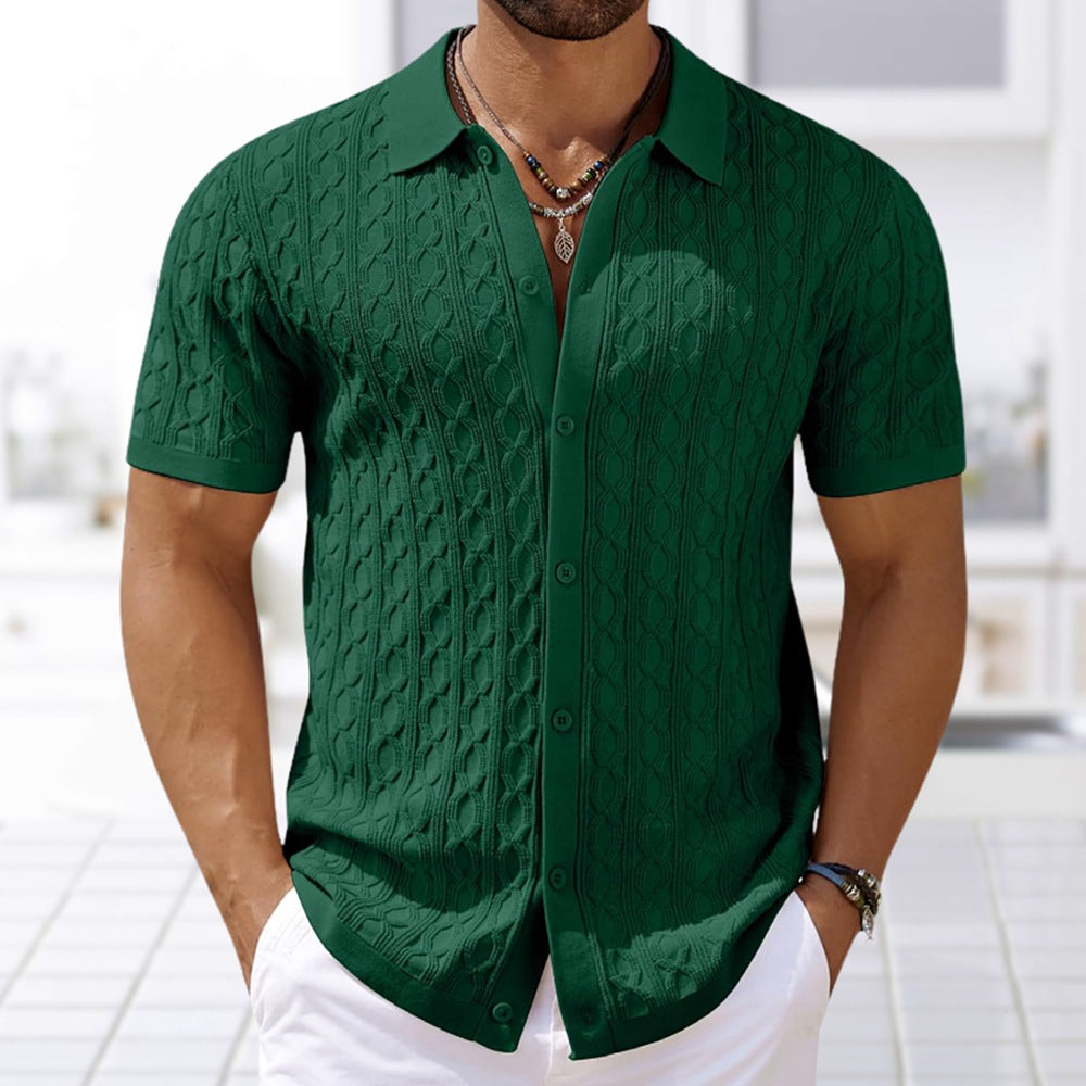 Summer Short-sleeved Men's Clothing European And American-HighTouch