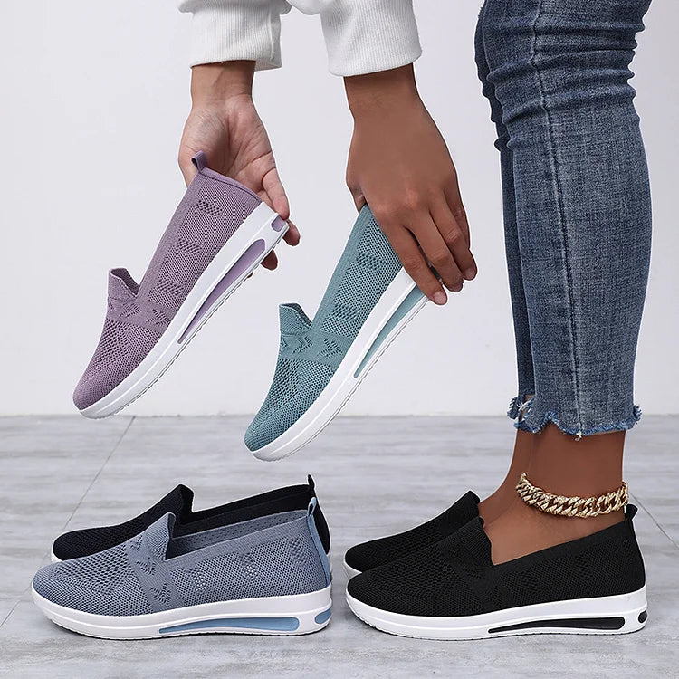 Supportive Women's Orthopedic Walking Knit Shoes – Comfort You Can Count On-HighTouch