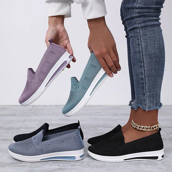 Supportive Women's Orthopedic Walking Knit Shoes – Comfort You Can Count On-HighTouch