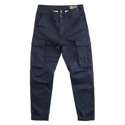 Men's Cargo Pants – Cotton Twill Tapered Fit