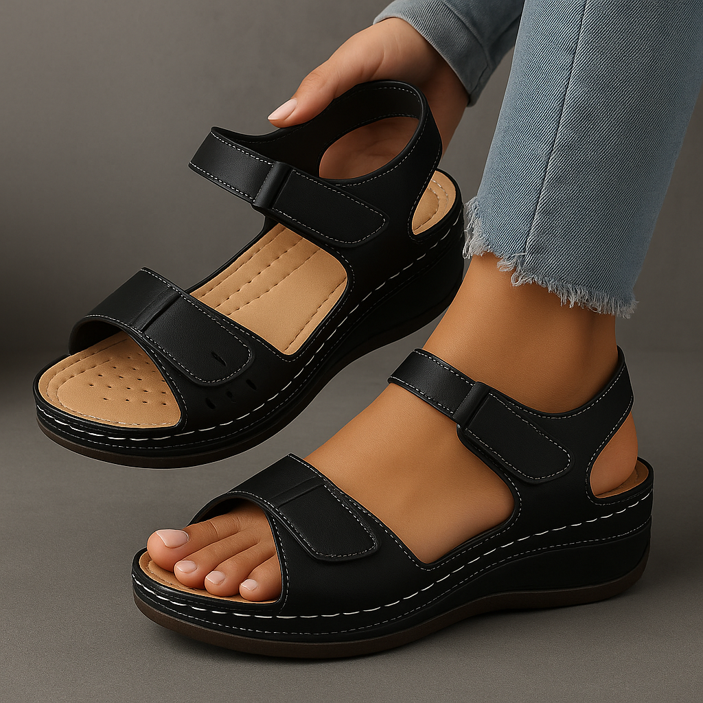 Nina| Orthopedic Sandals with Wedge Heel
