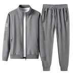 Men’s Sports Tracksuit Set – Cotton Long Sleeve Activewear-HighTouch