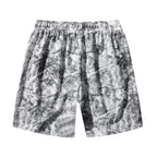 Men’s Corduroy Camo Athletic Shorts – High-Waist Summer Middle Pants
