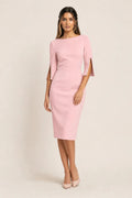 Edie Pearl Split Sleeve Dress Luxe