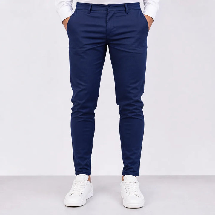 Men's Slim Fit Black Dress Pants