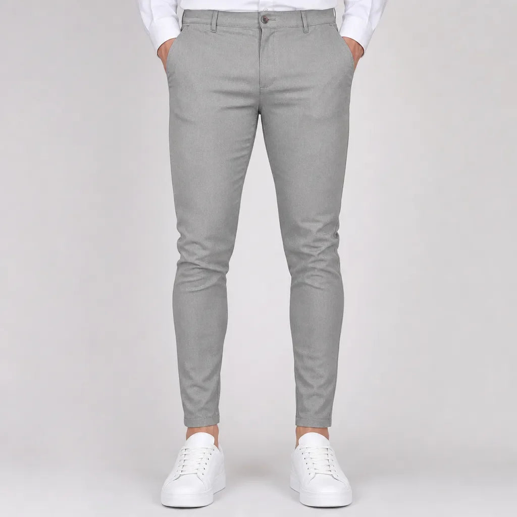 Men's Slim Fit Black Dress Pants
