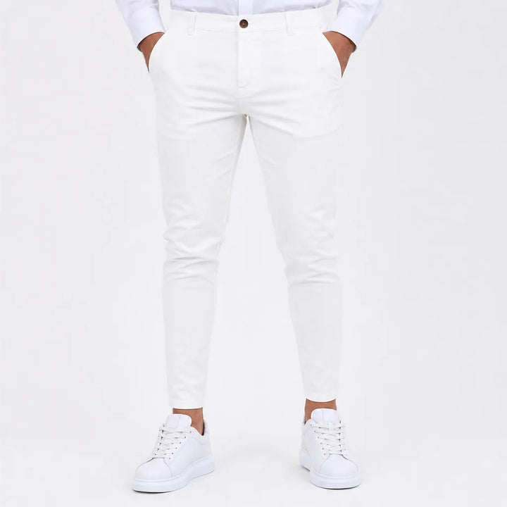 Men's Slim Fit Black Dress Pants
