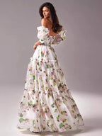 Women's Fashion Temperament Night Dew Shoulder Dress-HighTouch