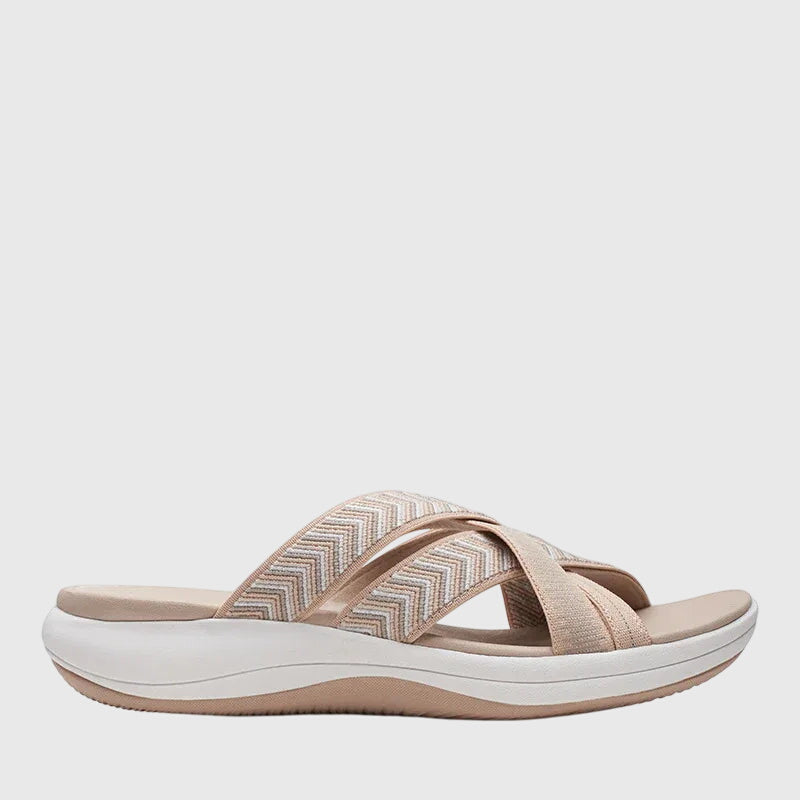 Women's Jade Orthopedic Sandals – Comfortable Low Wedge Walking Shoes
