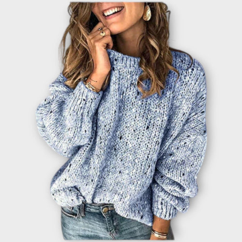 Aileen Luxe Wool Knit Sweater Retro