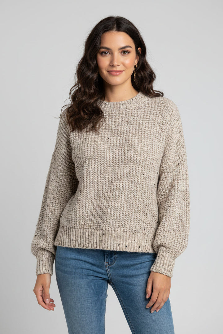 Aileen Luxe Wool Knit Sweater Retro