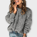 Aileen Luxe Wool Knit Sweater Retro