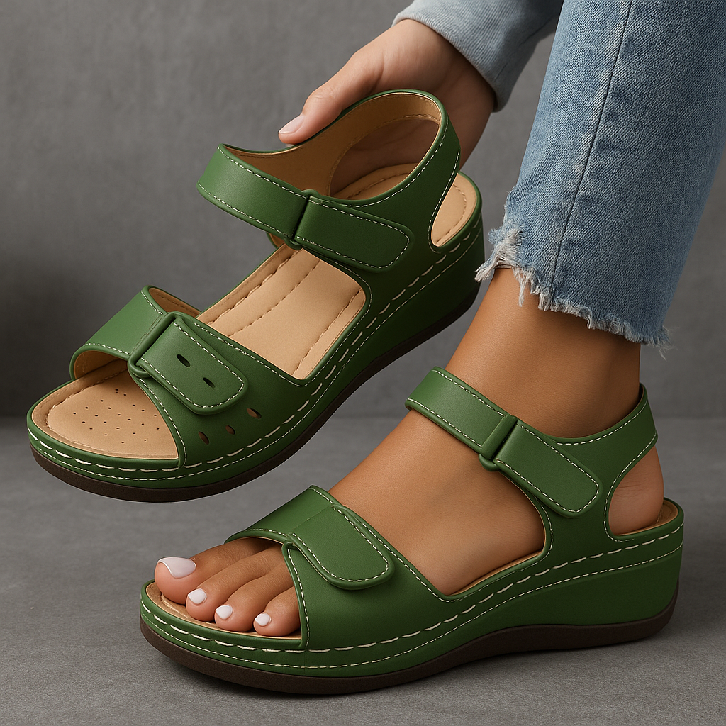 Nina| Orthopedic Sandals with Wedge Heel