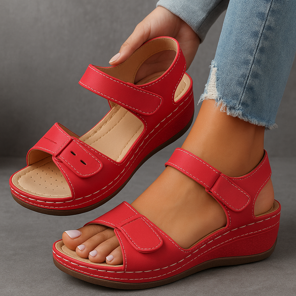Nina| Orthopedic Sandals with Wedge Heel