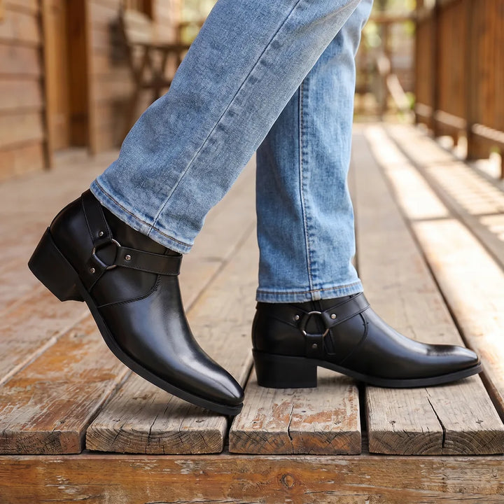 Men's Cowboy Boots | Harness Ankle Western Style