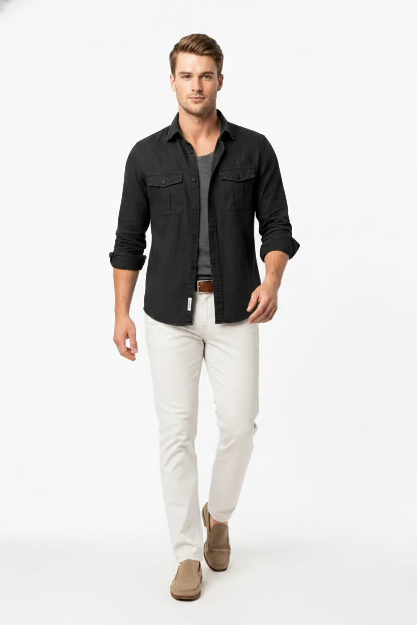 Ewan Linen Elite Overshirt
