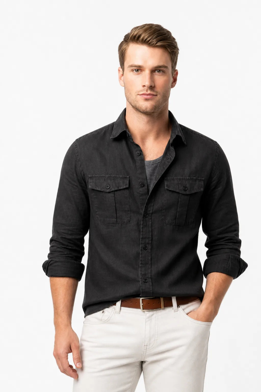 Ewan Linen Elite Overshirt