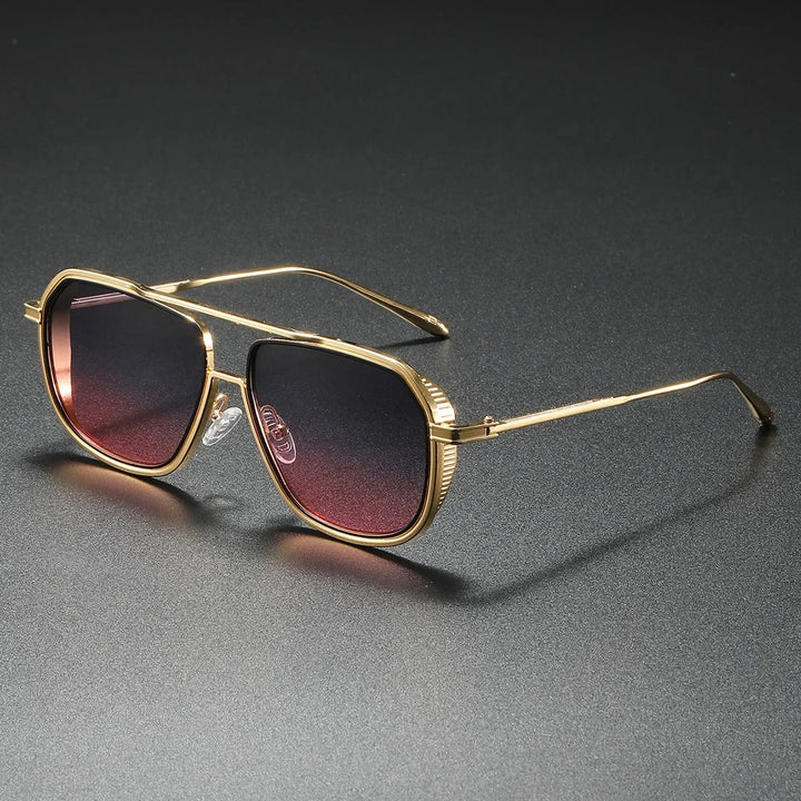 Men's Aviator Sunglasses – Lightweight Alloy Frame