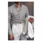 Spring Seersucker Series Shirt Men-HighTouch