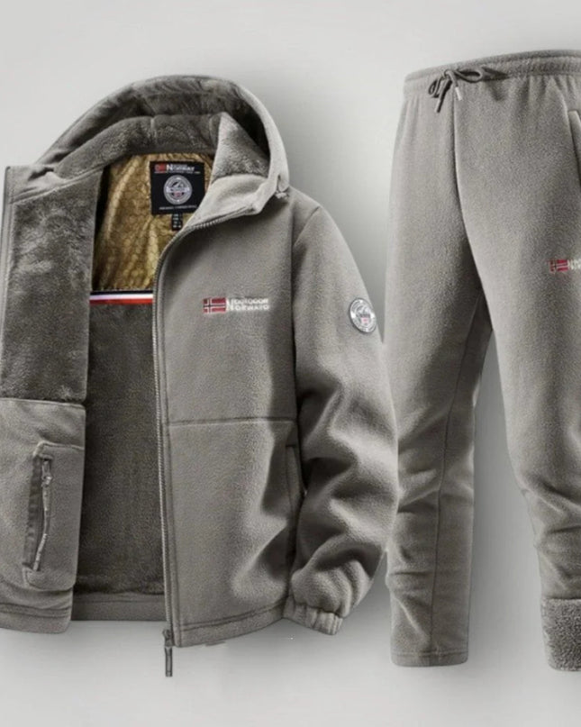 Men’s Casual Loose Velvet Hoodie Jacket