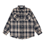 Fashion Retro Plaid Shirt Men-HighTouch