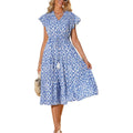 Women's Boho Dress | Tassel Tie Front Maxi-HighTouch