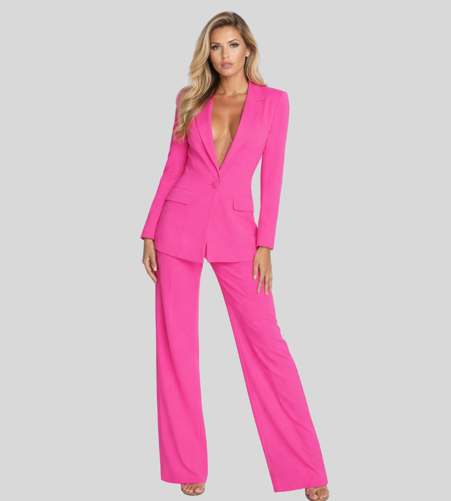 Matilda | Women's Linen Blazer Two-Piece Set