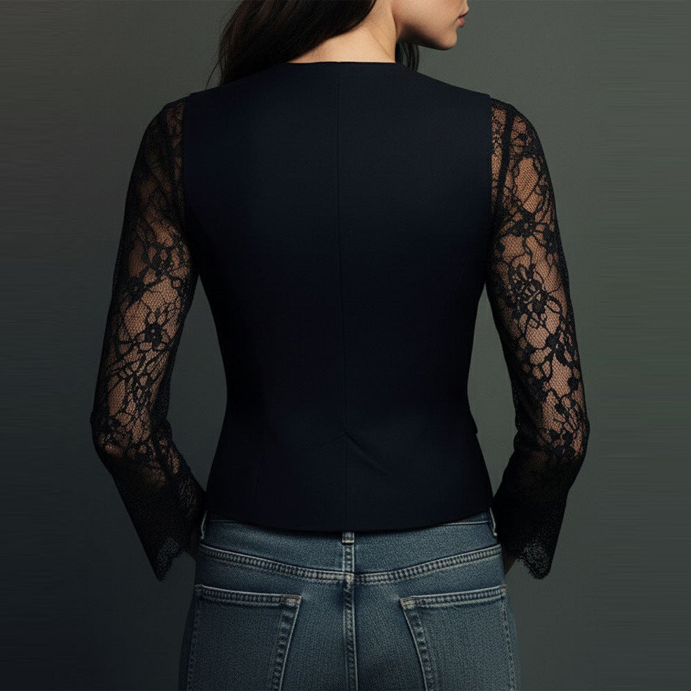 Elegant Designer-Style Blazer – Fashionable Sexy Women's Top-HighTouch