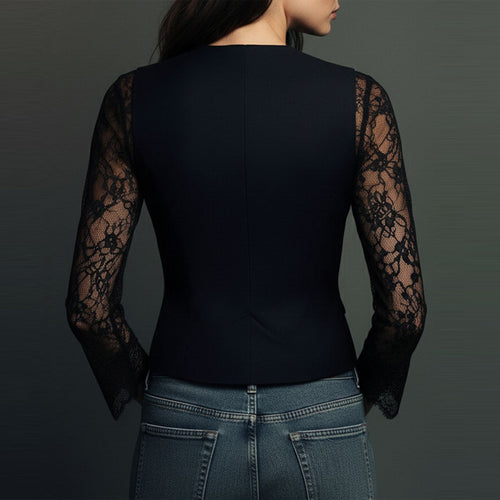 Elegant Designer-Style Blazer – Fashionable Sexy Women's Top-HighTouch