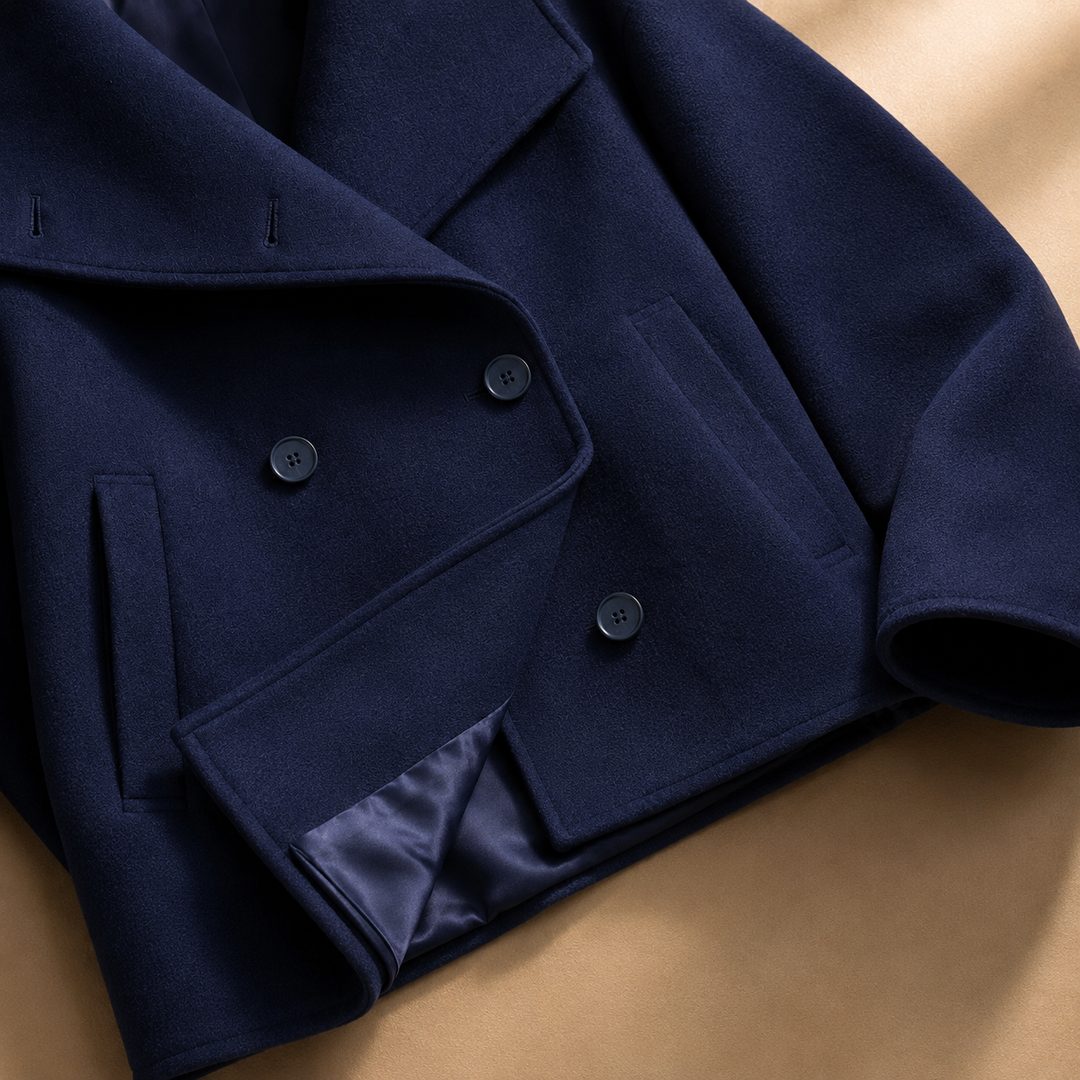 Anabelle Crop Coat - Women's Elegant Cropped Outerwear