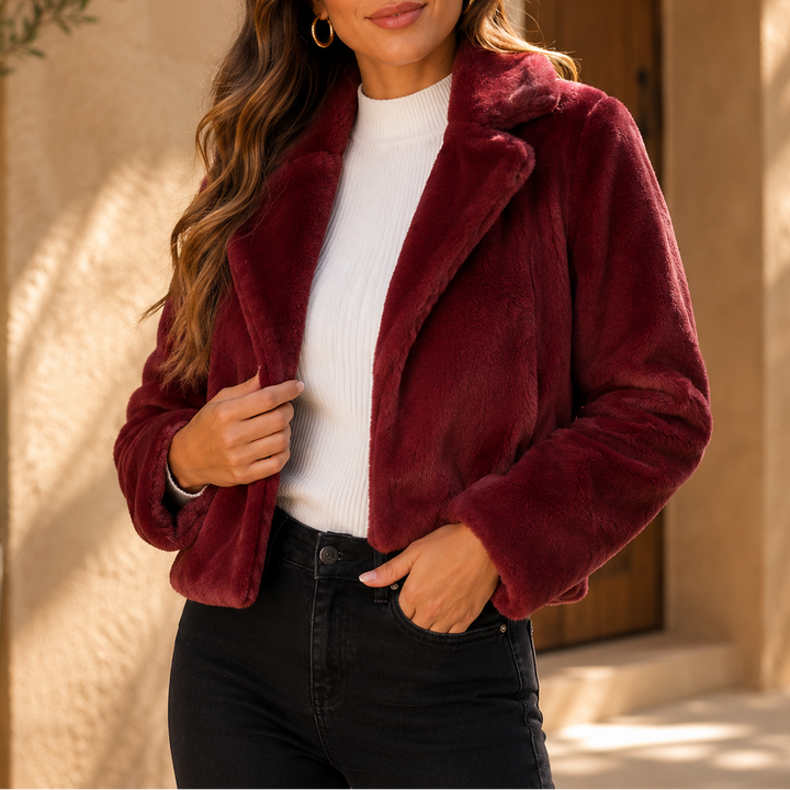Rowan Velvet Hour Fleece Jacket - Cozy Plush Zip Outerwear