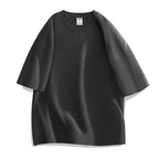 Drop-Shoulder Cotton Tee Men's Heavy T-Shirt-HighTouch