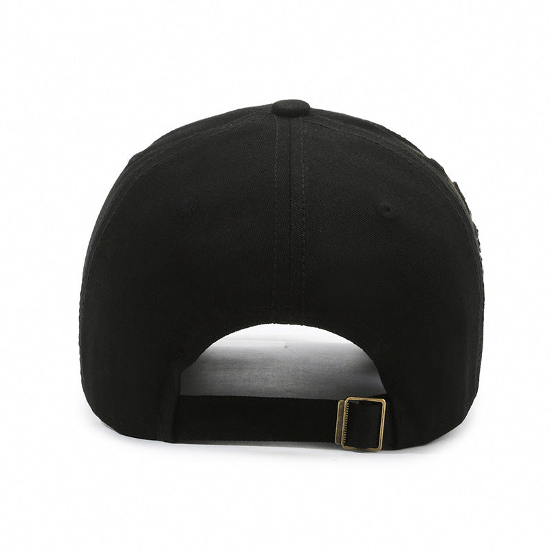 Street Hole Vintage Baseball Cap – Men's Washed Cowboy-HighTouch