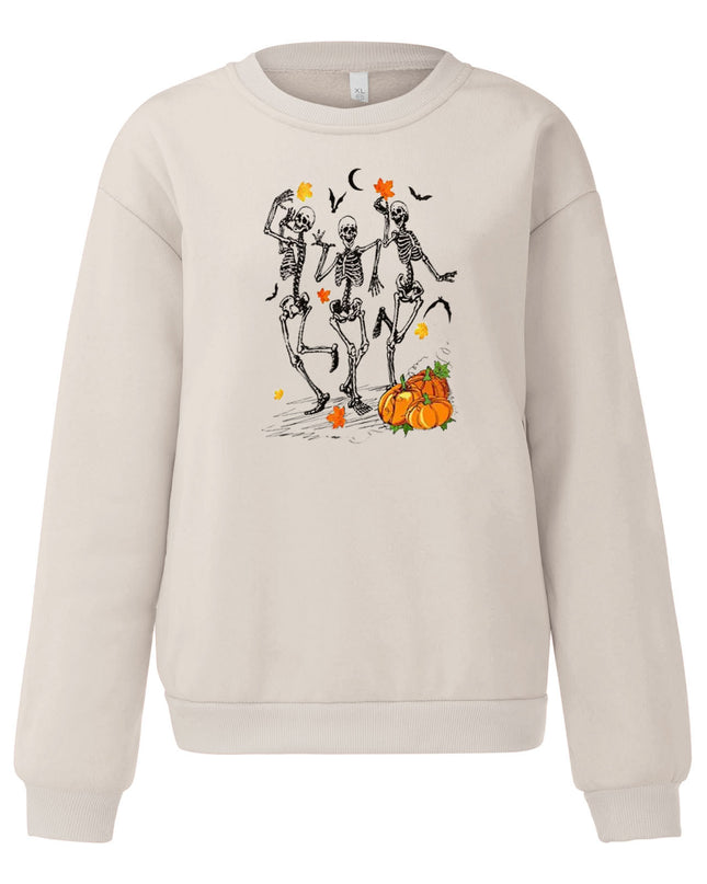 Women’s Halloween Graphic Crew Neck Sweatshirt