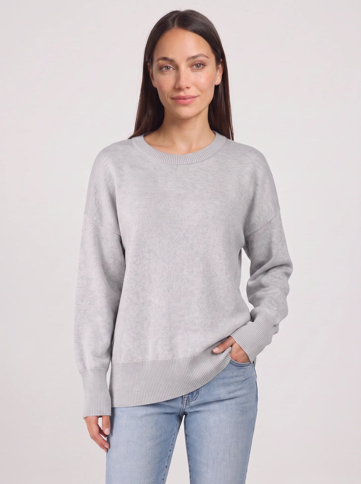 Briosa Oversized Crew Neck Sweater – Women Knit Pullover Long Sleeve Casual Lounge Relaxed Fit Jumper