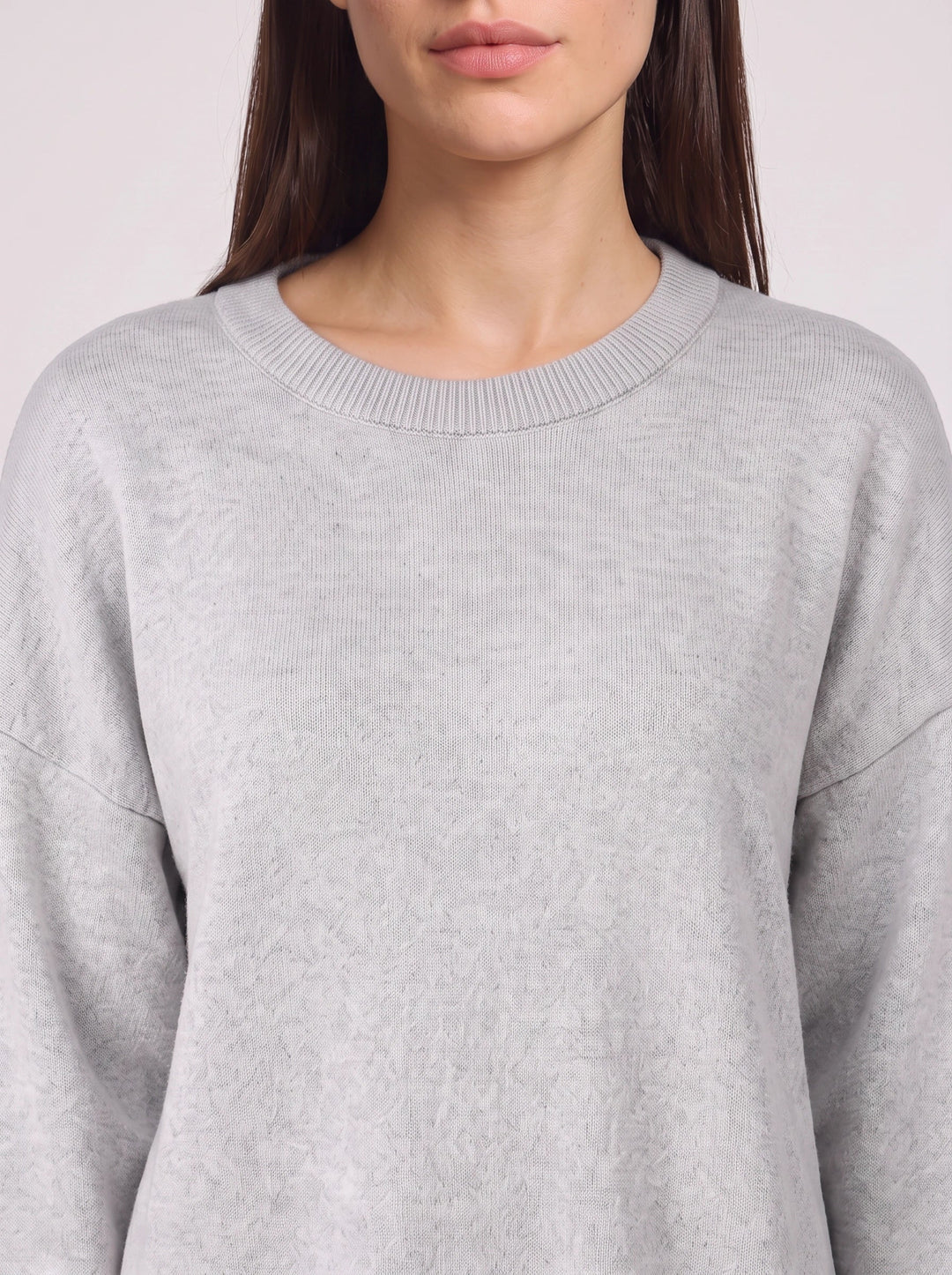 Briosa Oversized Crew Neck Sweater – Women Knit Pullover Long Sleeve Casual Lounge Relaxed Fit Jumper