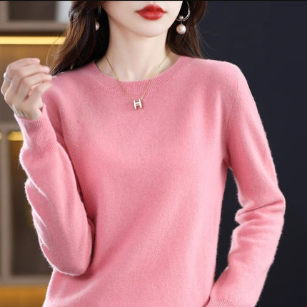 Completo Donna Pantaloni Larghi a Maglia – Abito Casual Due Pezzi in Maglia