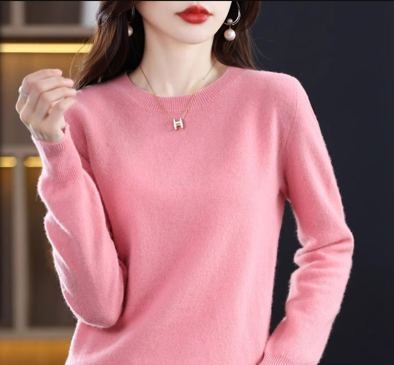 Women’s Knitted Wide-Leg Pants Set – Casual Two-Piece Knit Outfit-HighTouch