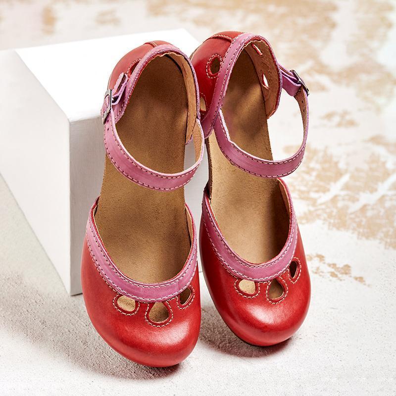 Comfortable Orthopedic Sandals with Low Heel-HighTouch