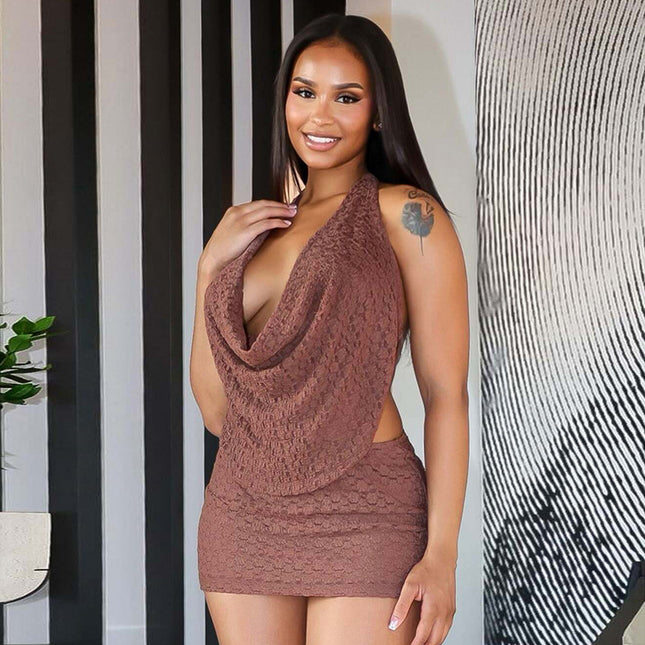 Backless Two Piece Set UK