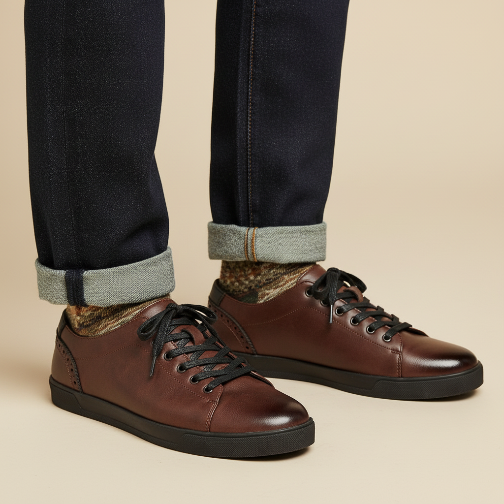 Men's Leather Low Shoes – Mercer Casual