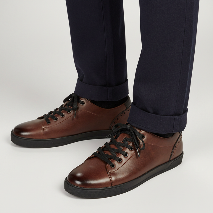 Men's Leather Low Shoes – Mercer Casual