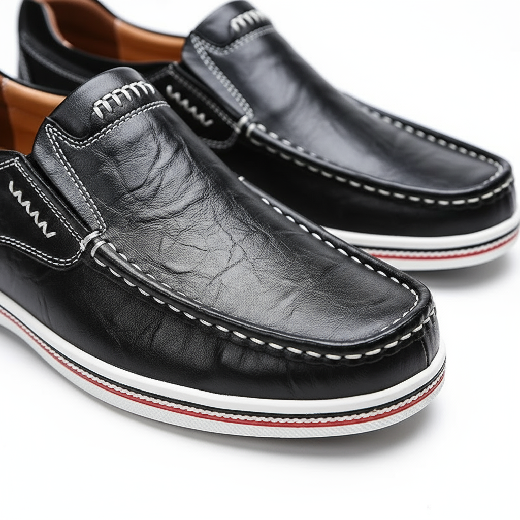 Men's Full-Grain Leather Casual Loafers