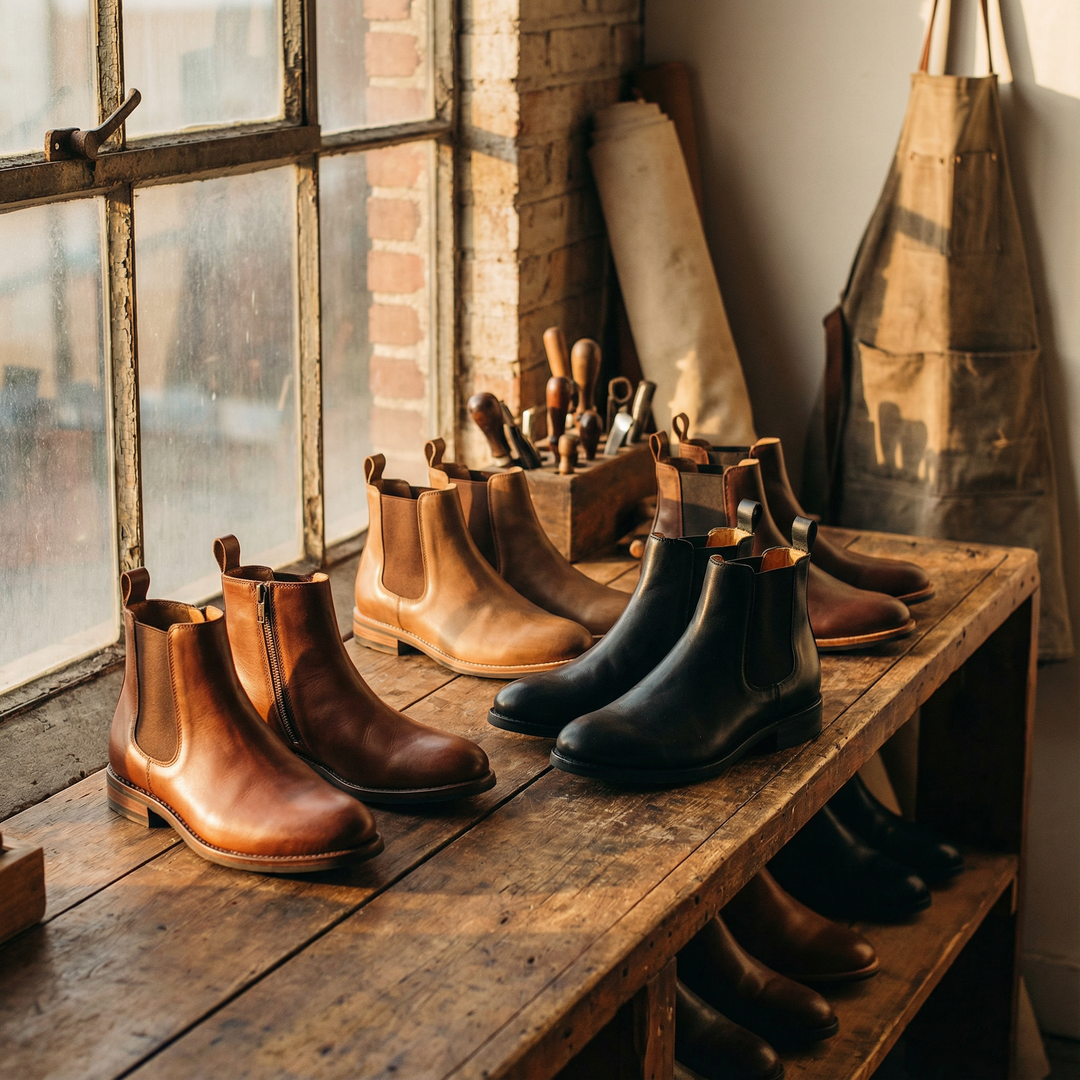 Men's Leather Chelsea Boots – Sutter