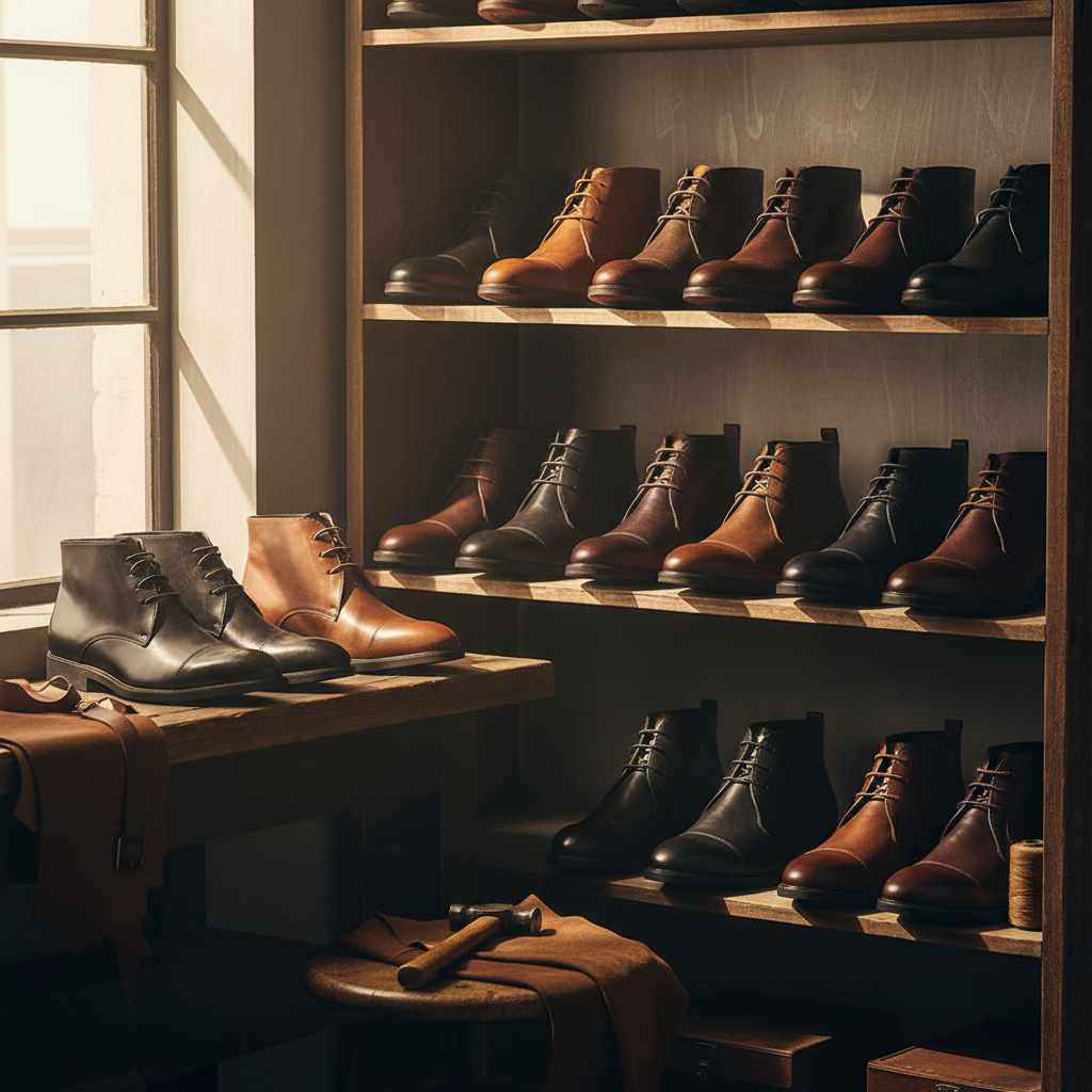 Men's Leather Chukka Boots – Mercer